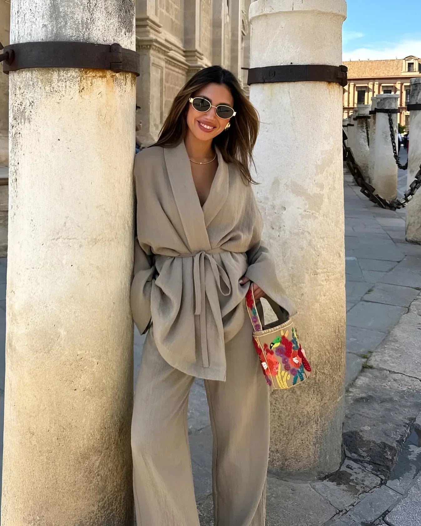 NALANI | Linen Kimono Set - Comfy, Trendy & Chic