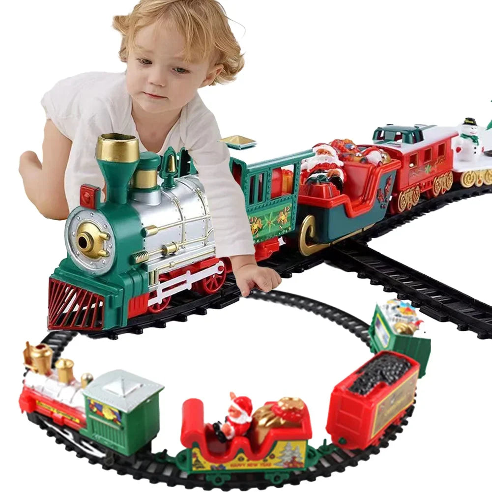 Electric Christmas Tree Train for Festive Decoration – FestExpress