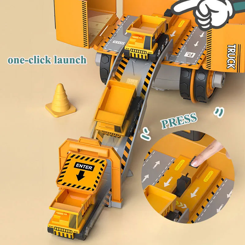 Construction Vehicle Playset - Educational and Interactive