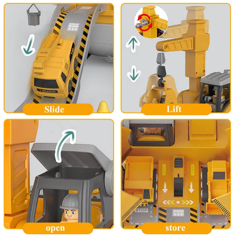 Construction Vehicle Playset - Educational and Interactive