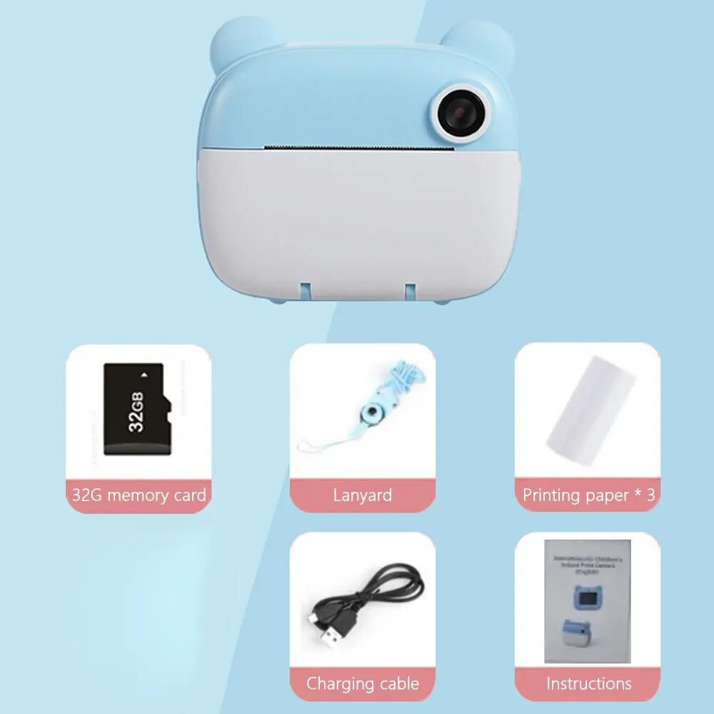 Kids Instant Camera with Printing Function – PhotoFun Mini