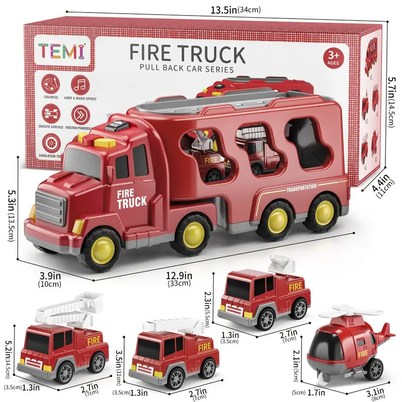 Max Fire Brigade Toy Set - Adventurous Toy for Children
