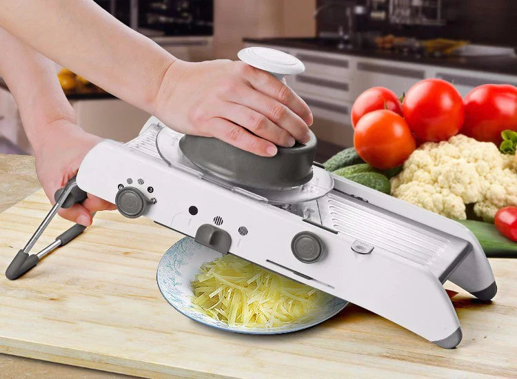 Mandoline Vegetable Slicer – Professional Grater with Adjustable 304 Stainless Steel Blades