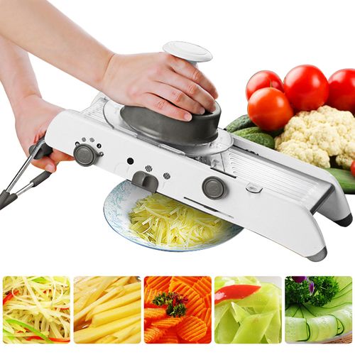 Mandoline Vegetable Slicer – Professional Grater with Adjustable 304 Stainless Steel Blades