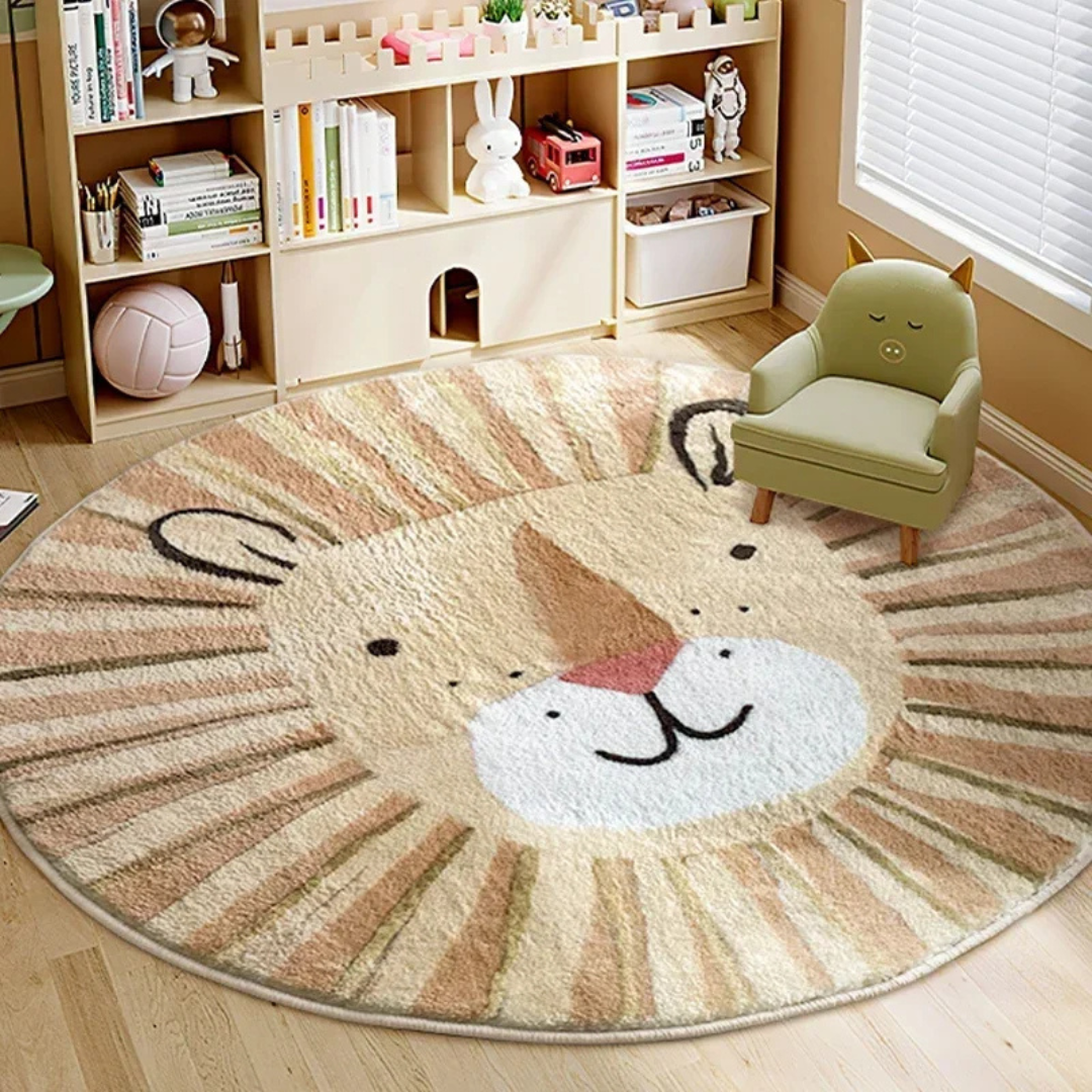 ElitePlay Plush Animal Carpet | Stylish, Durable, Non-Slip Rug for Bedrooms and Play Areas
