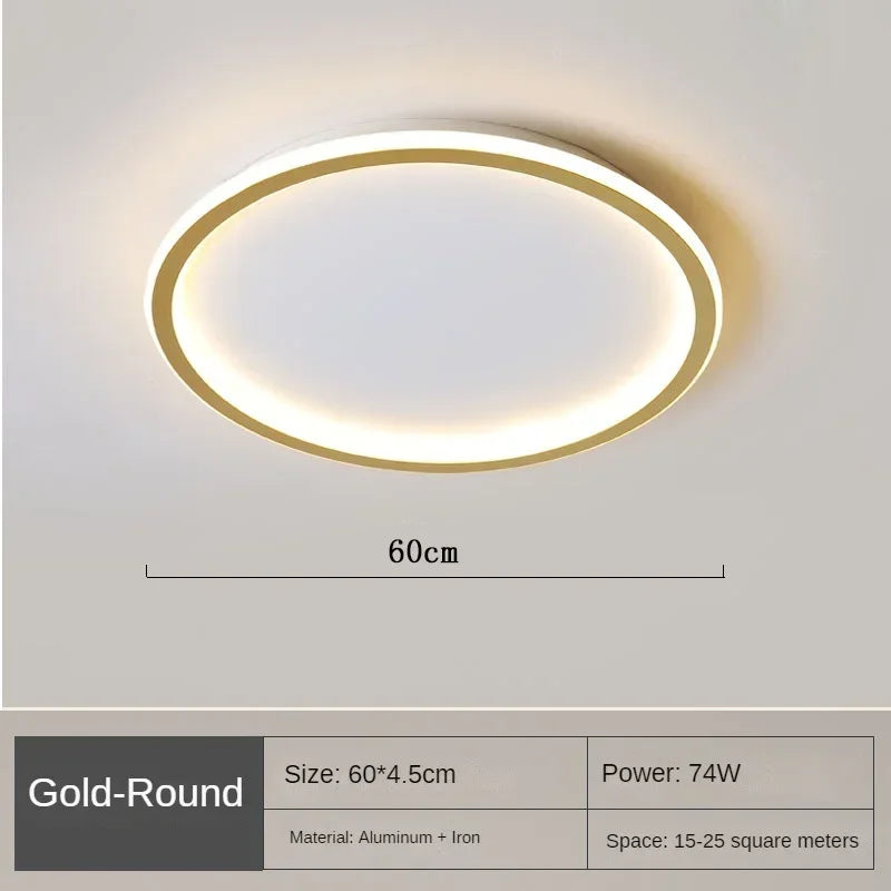 Scandinavian LED Ceiling Light – Modern, Dimmable & Stylish for Living Room, Dining Room & Hallway