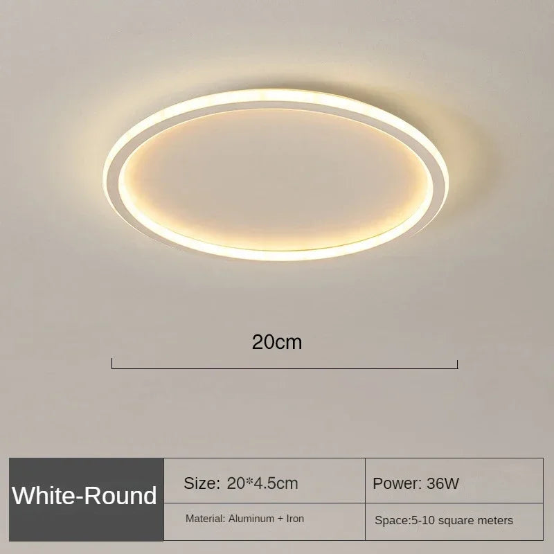 Scandinavian LED Ceiling Light – Modern, Dimmable & Stylish for Living Room, Dining Room & Hallway