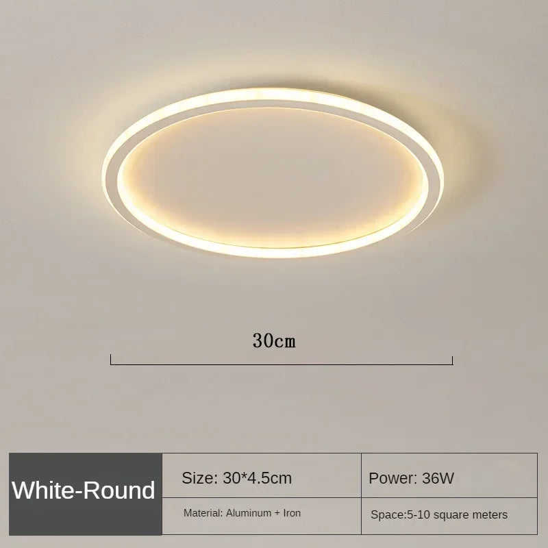Scandinavian LED Ceiling Light – Modern, Dimmable & Stylish for Living Room, Dining Room & Hallway