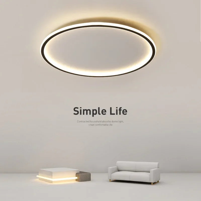 Scandinavian LED Ceiling Light – Modern, Dimmable & Stylish for Living Room, Dining Room & Hallway