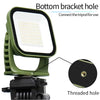 80W LED Solar Rechargeable Camping Lamp with Magnet and Zoom Function