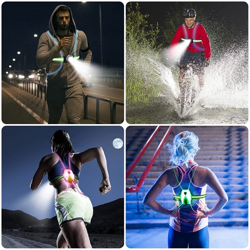 LED Safety Vest for Runners – ReflectSafe Spring 2025 Edition