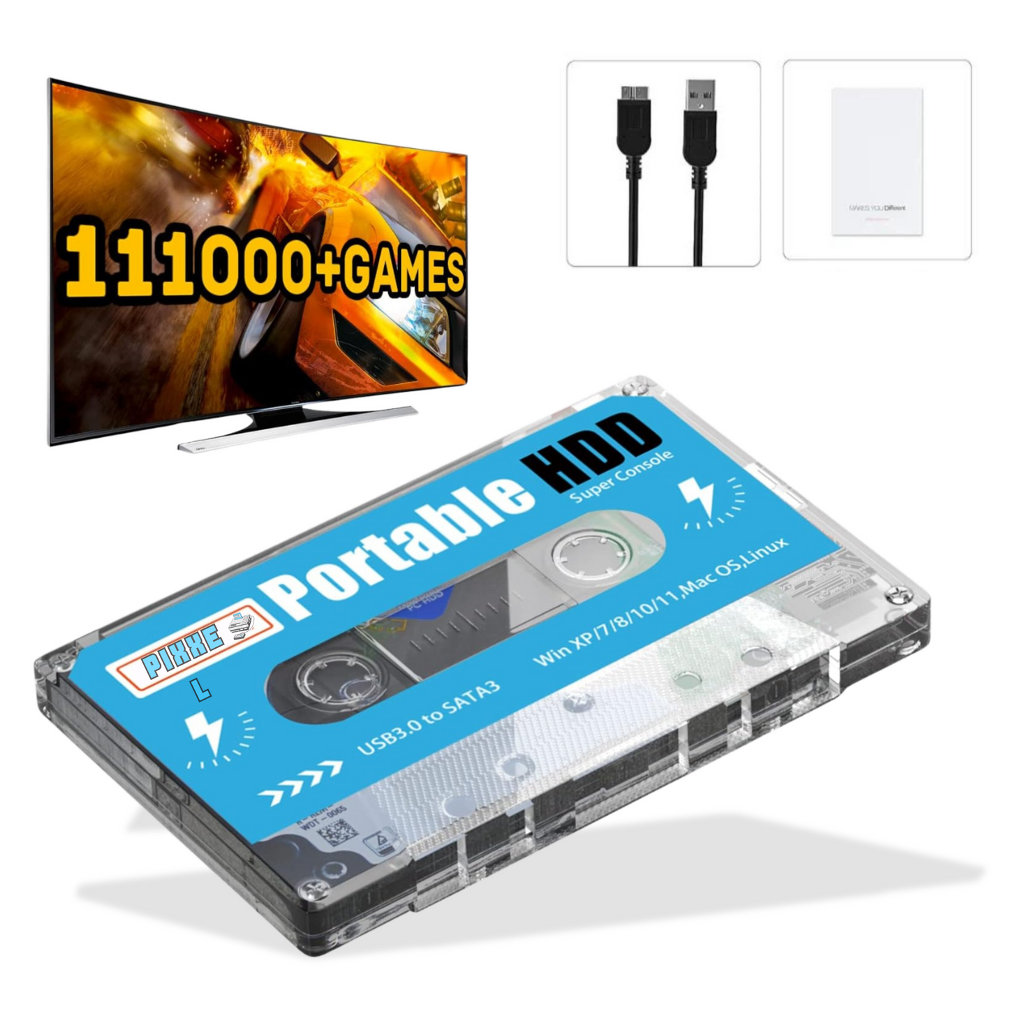 RetroLux Mega Vault Gaming Console | 110,000+ Classic Games & 70+ Emulators