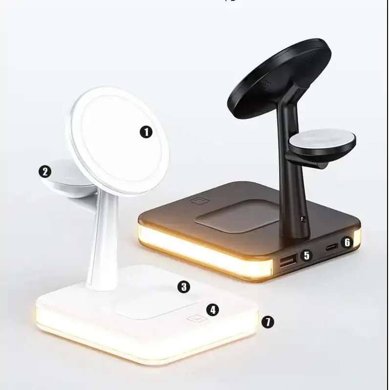 OpulenceCharge 3-in-1 Charging Stand | Premium wireless charger with fast magnetic charging for Apple devices