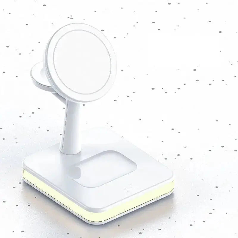 OpulenceCharge 3-in-1 Charging Stand | Premium wireless charger with fast magnetic charging for Apple devices