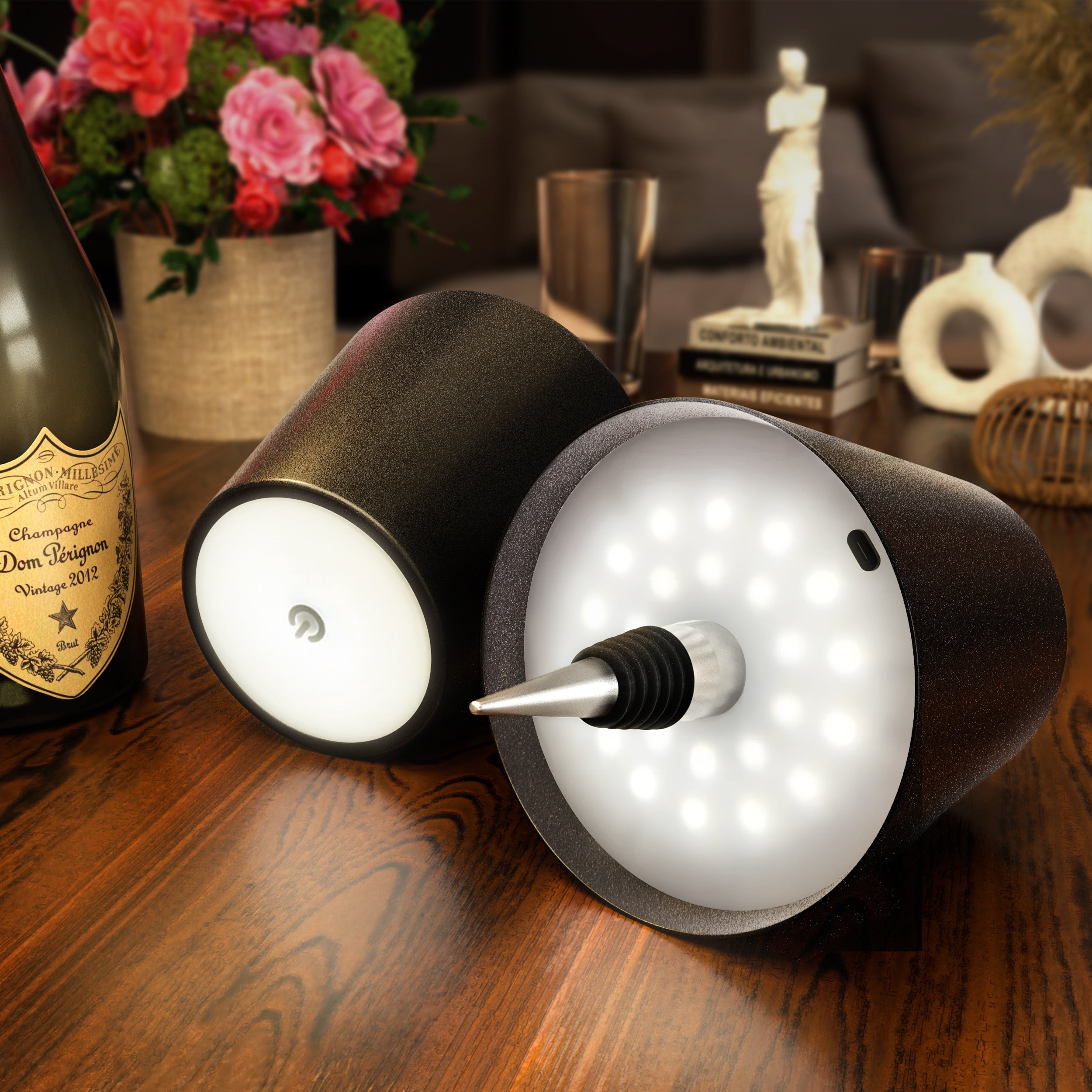 PrestigeBeam BottleLamp | Versatile LED Lighting for Bottles – Eco-Friendly and Portable