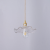 FleurLuxe Copper Hanging Light | Designer flower-shaped pendant light for sophisticated interiors