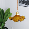 FleurLuxe Copper Hanging Light | Designer flower-shaped pendant light for sophisticated interiors