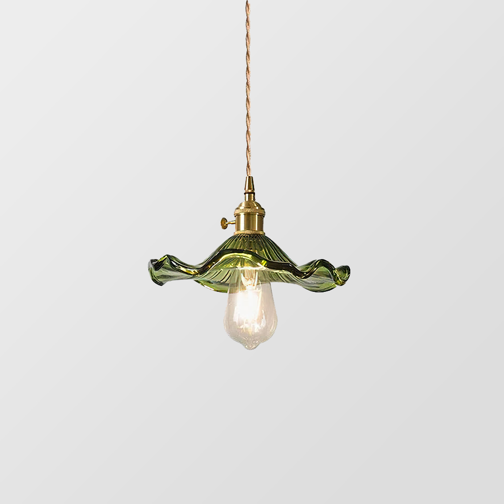 FleurLuxe Copper Hanging Light | Designer flower-shaped pendant light for sophisticated interiors