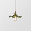 FleurLuxe Copper Hanging Light | Designer flower-shaped pendant light for sophisticated interiors