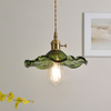 FleurLuxe Copper Hanging Light | Designer flower-shaped pendant light for sophisticated interiors