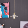 FleurLuxe Copper Hanging Light | Designer flower-shaped pendant light for sophisticated interiors