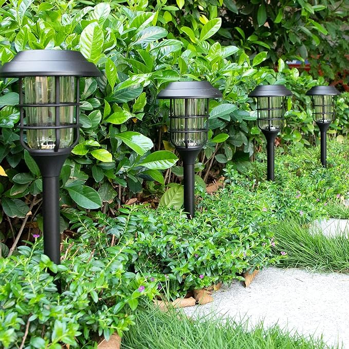 Garden Lamps | Solar Torch Set of 6.