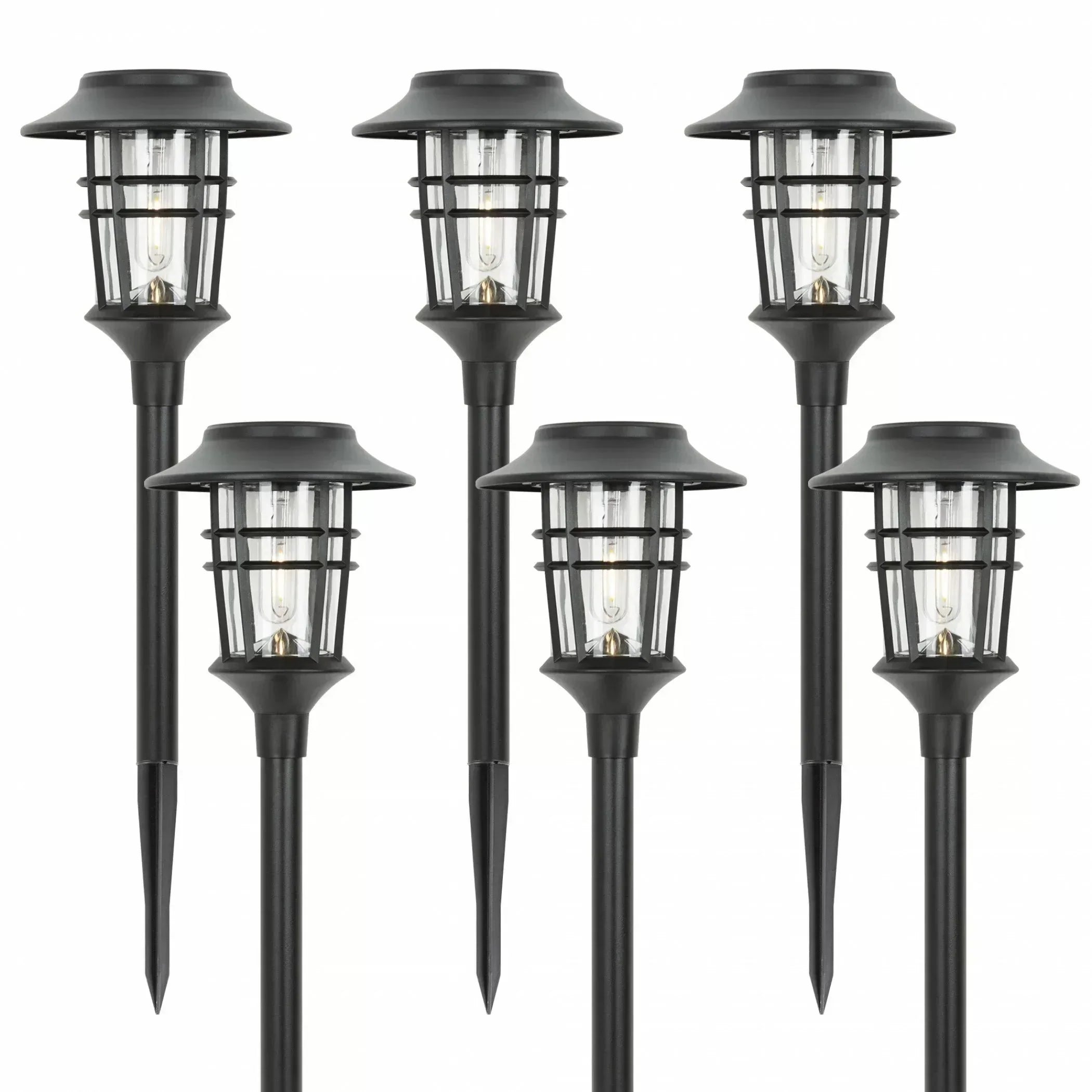 Garden Lamps | Solar Torch Set of 6.