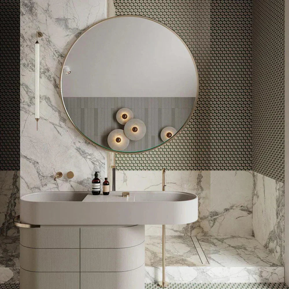 Alabaster Wall Lamp – Minimalist Luxury Lighting | Atmospheric Wall Decoration