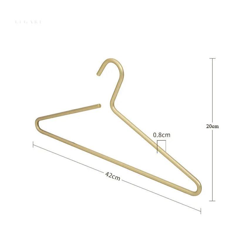 Luxury Anti-Slip Clothes Hanger - Stylish Solid Matte Coat Hangers for Long-Lasting Use - (5 per set)