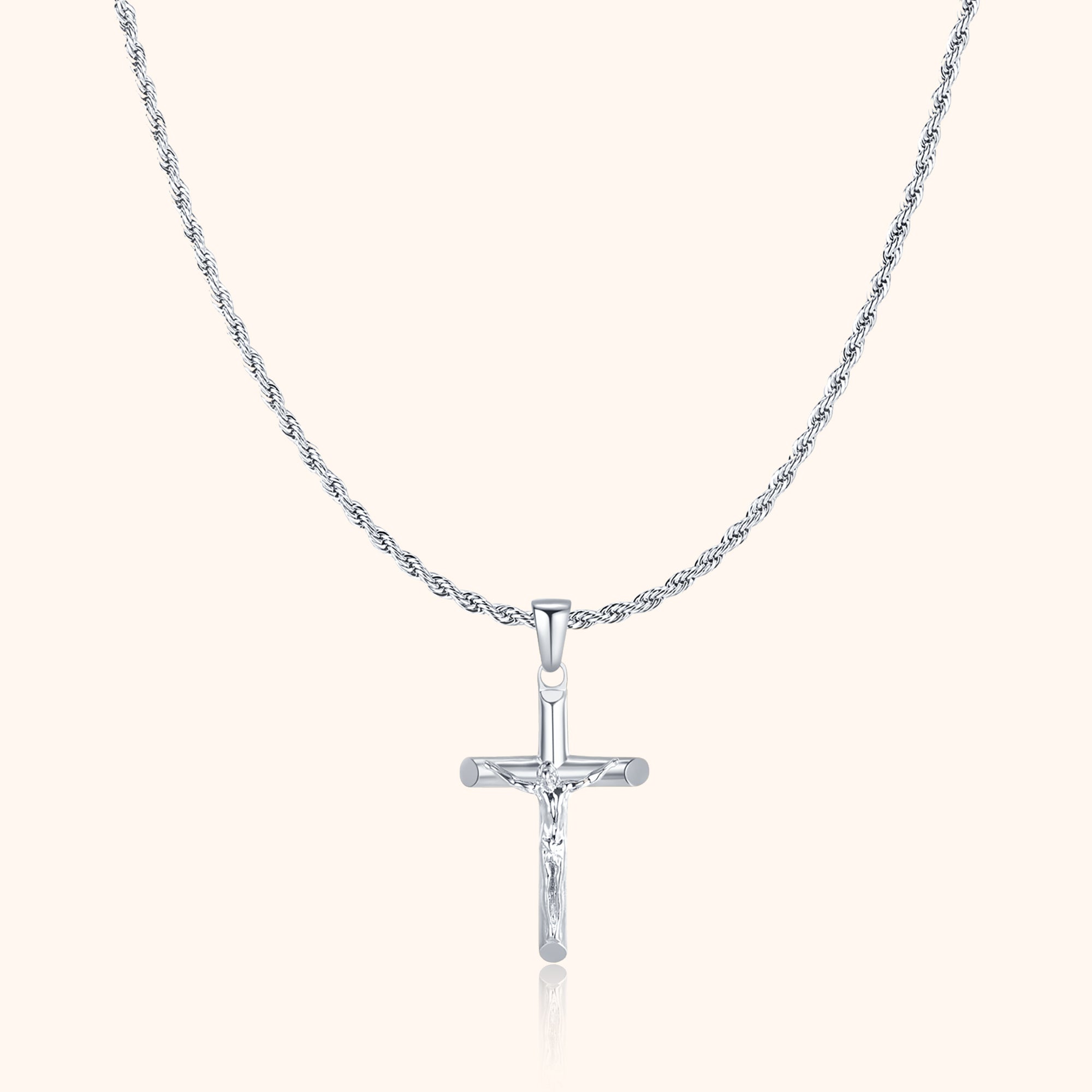 Men's Necklace with Cross - Salvator