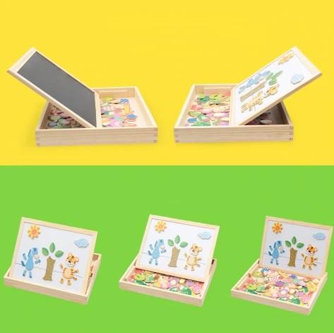 CreativeBox Magnetic Game – Learning Fun with Puzzle & Drawing Board