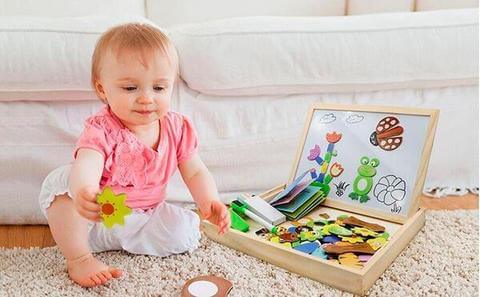 CreativeBox Magnetic Game – Learning Fun with Puzzle & Drawing Board