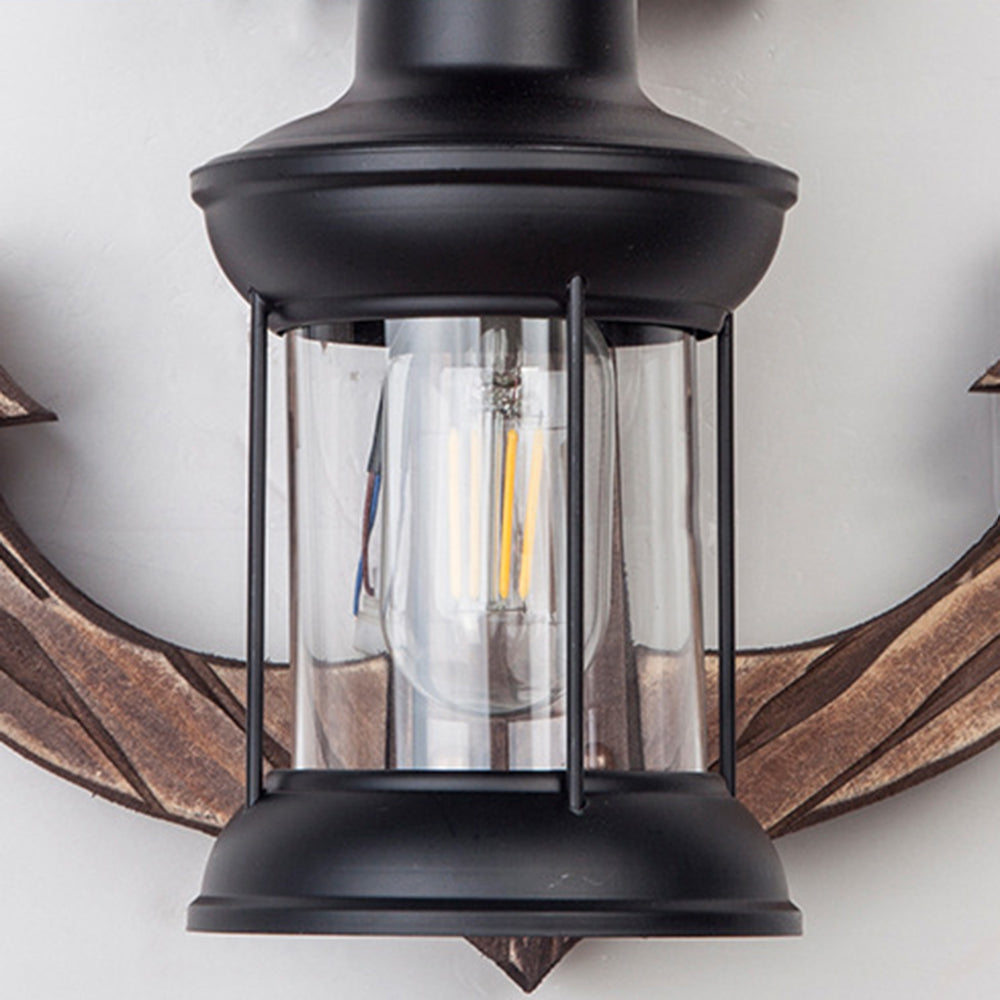 Wooden Anchor LED Wall Light – Nautica