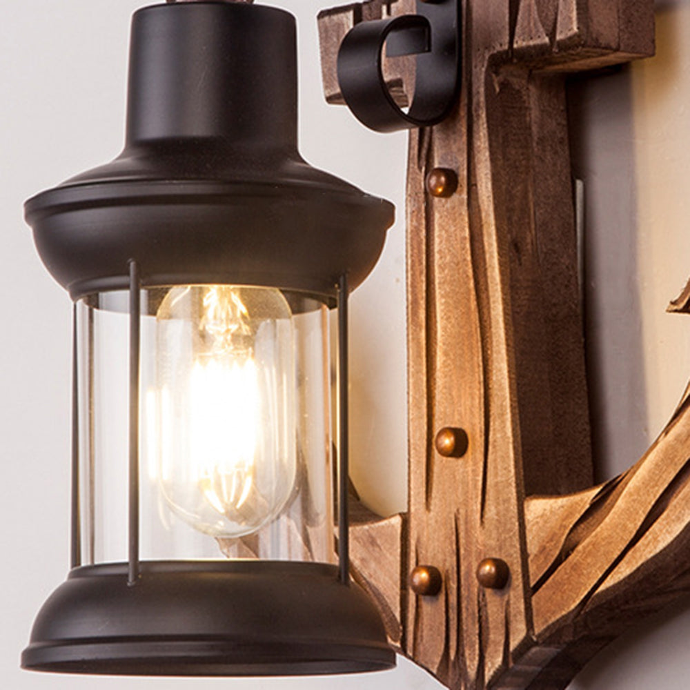 Wooden Anchor LED Wall Light – Nautica