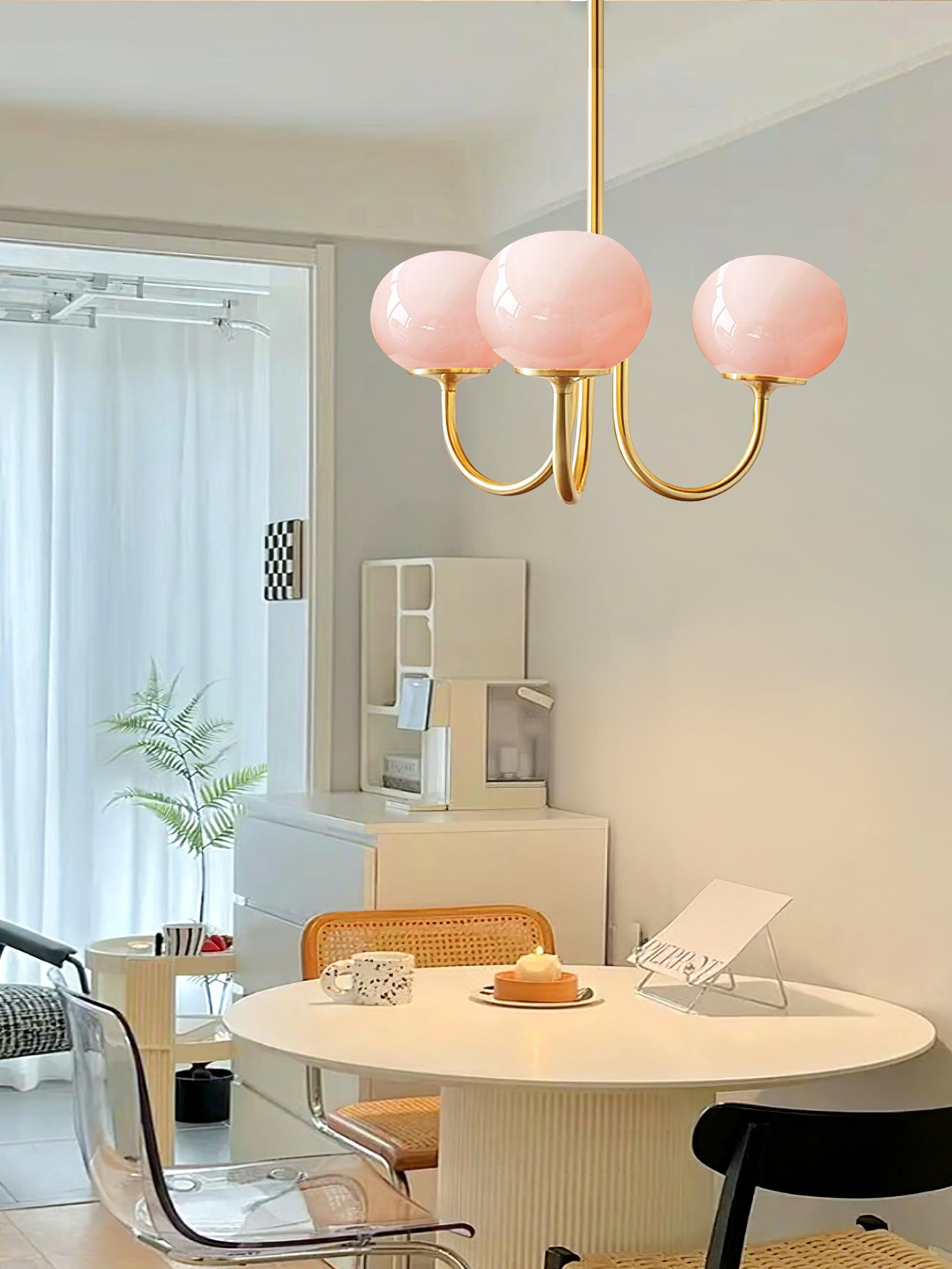 AuroraGlow - Marshmallow Chandelier