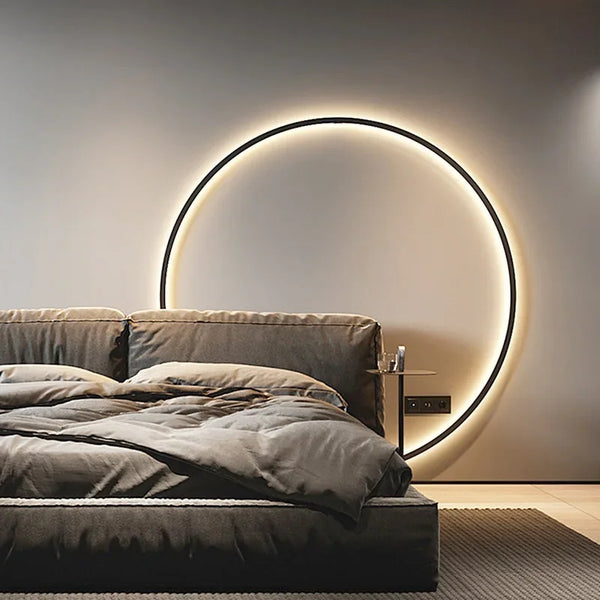 VerlichtingsHuis Essential - Minimalist LED Round Wall Lamp | Atmospheric design LED wall lamp modern round minimalist simple stylish timeless high-quality material interior lighting walls bedroom living room office easy to install
