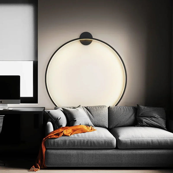 VerlichtingsHuis Essential - Minimalist LED Round Wall Lamp | Atmospheric design LED wall lamp modern round minimalist simple stylish timeless high-quality material interior lighting walls bedroom living room office easy to install