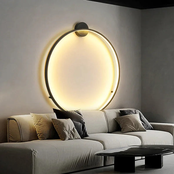 VerlichtingsHuis Essential - Minimalist LED Round Wall Lamp | Atmospheric design LED wall lamp modern round minimalist simple stylish timeless high-quality material interior lighting walls bedroom living room office easy to install