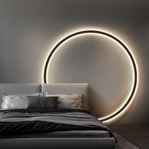 VerlichtingsHuis Essential - Minimalist LED Round Wall Lamp | Atmospheric design LED wall lamp modern round minimalist simple stylish timeless high-quality material interior lighting walls bedroom living room office easy to install