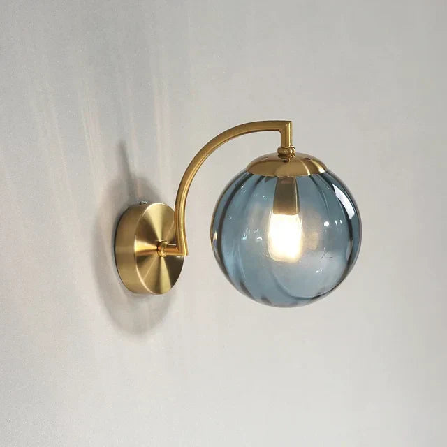 Modern Luxe Glass Wall Light – CrystalGlow