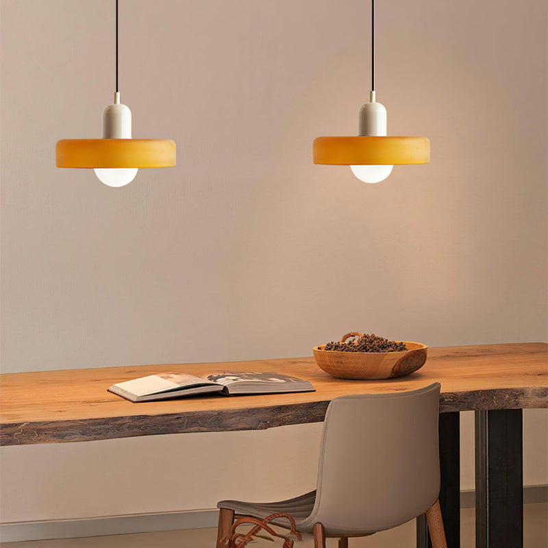 Colourful Pendant Light in Bauhaus Style - StiloGlas