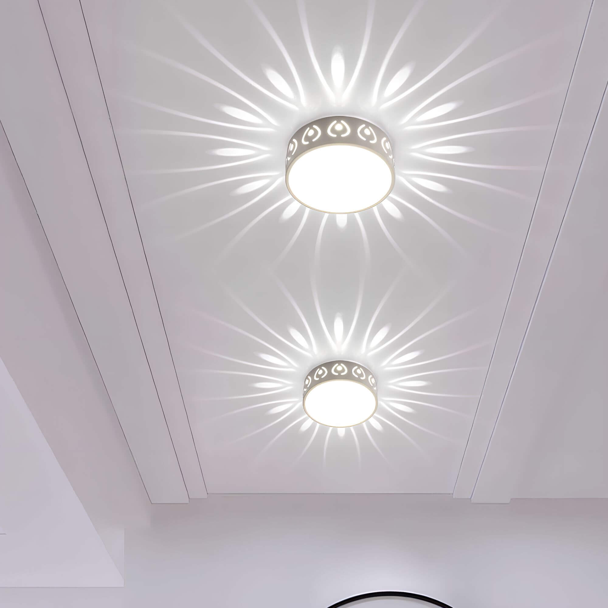 Aurora LED Ceiling Light - Atmospheric Lighting with Elegant Patterns