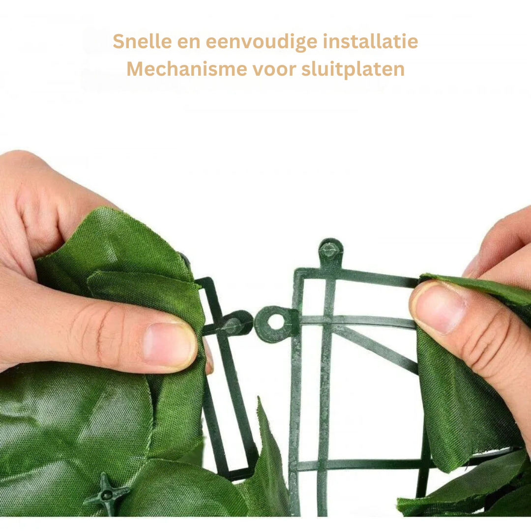 NatureCove Expandable Faux Ivy Fence | Silk-Like Privacy Screen for Indoor and Outdoor Use