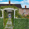 NatureCove Expandable Faux Ivy Fence | Silk-Like Privacy Screen for Indoor and Outdoor Use