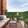 NatureCove Expandable Faux Ivy Fence | Silk-Like Privacy Screen for Indoor and Outdoor Use