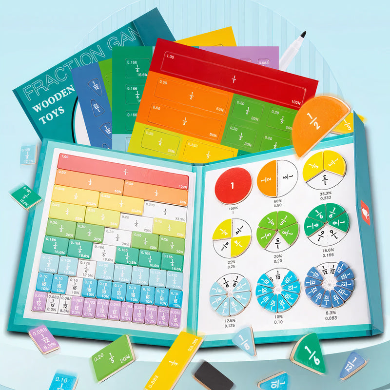 Educational Fraction Book - Learn Fractions Playfully