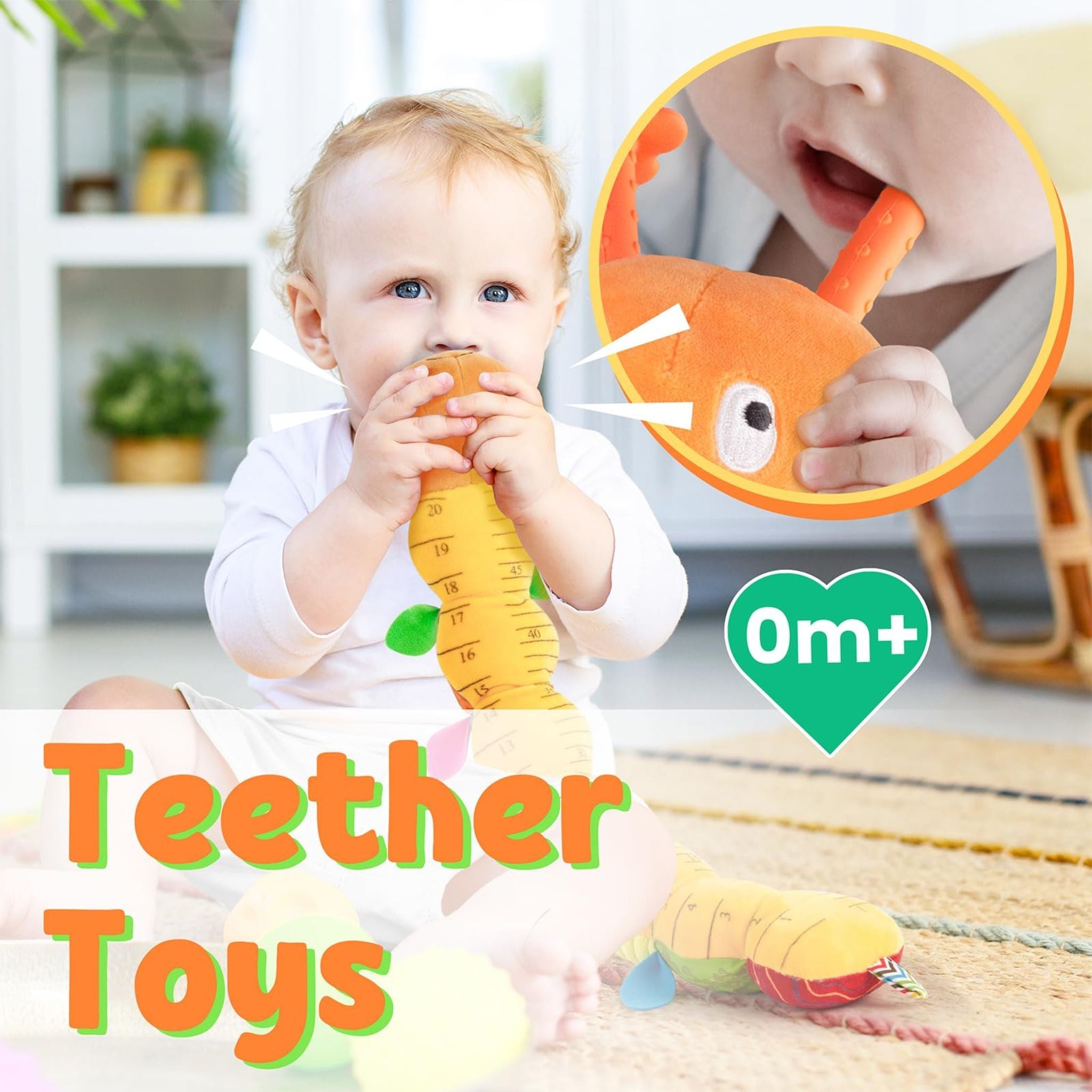 Musical Caterpillar Plush Toy - Interactive and Soft