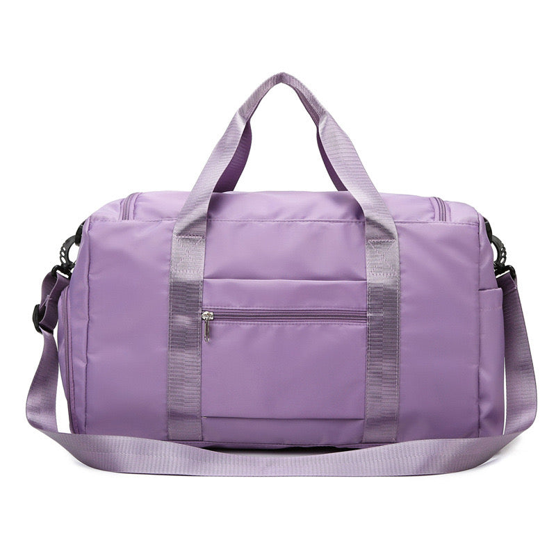 Multi-Pocket Travel Bag, Sports and Gym Duffle with Separate Shoe Compartment