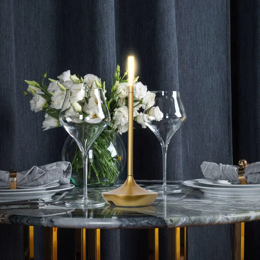 LumaGlow Dimmable LED Candle Lamp – Elegant & Wireless with Long Battery Life