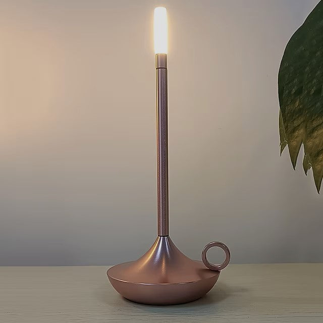 LumaGlow Dimmable LED Candle Lamp – Elegant & Wireless with Long Battery Life